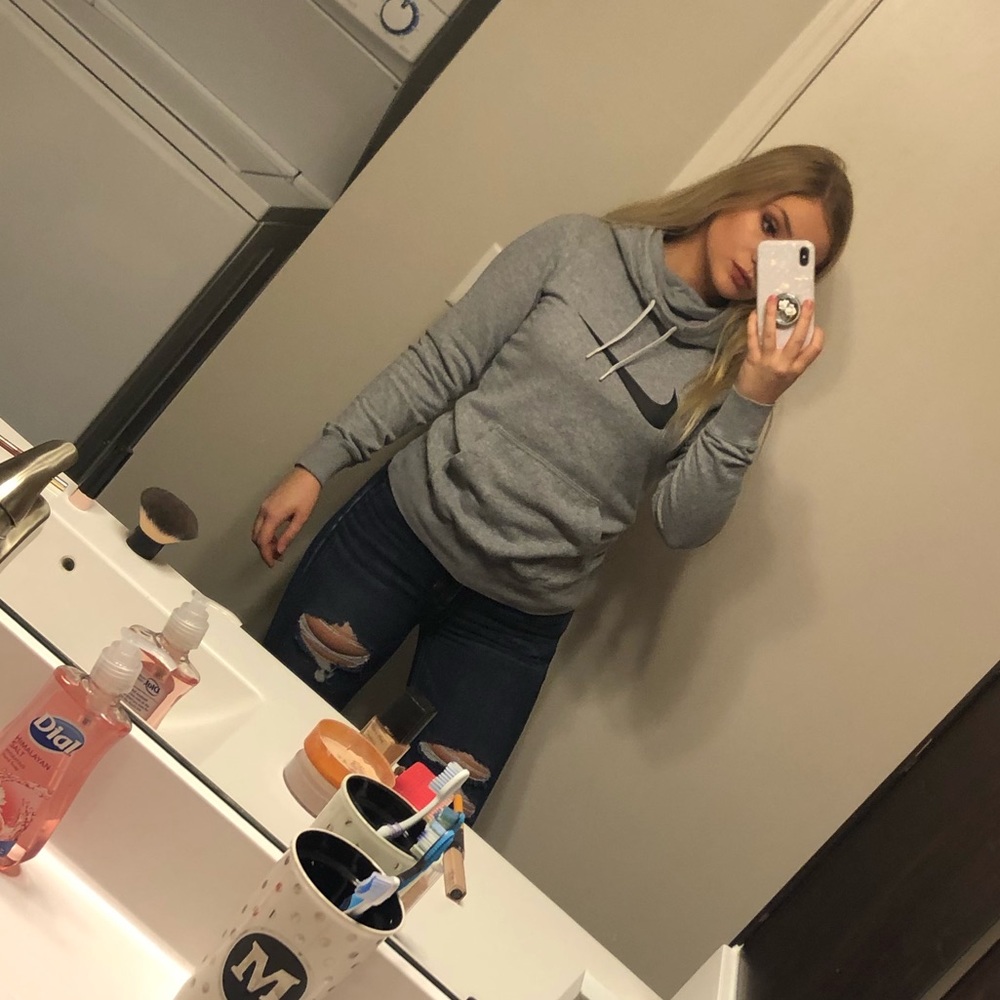 Grey Nike hoodie